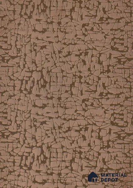 Medium Brown Solid Colors Look LM 24154 8 ft x 4 ft Texture Finish PVC Laminate - 1.5 mm | Suitable for Living Room, Kitchen, Office