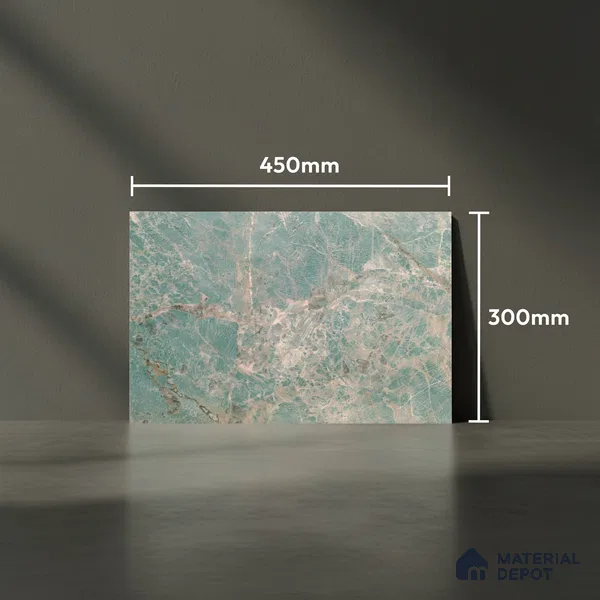 TL 02534 C Dark Blue 18 x 12 inch Glossy Finish Ceramic Wall Tile - 6 mm (Sample)
