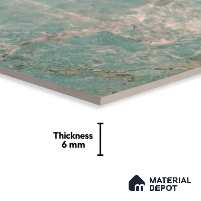 TL 02534 C Dark Blue 18 x 12 inch Glossy Finish Ceramic Wall Tile - 6 mm (Sample)