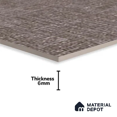 TL 02453 C Brown Dark 2 ft x 1 ft Glossy Finish Ceramic Wall Tile - 6 mm (Sample)