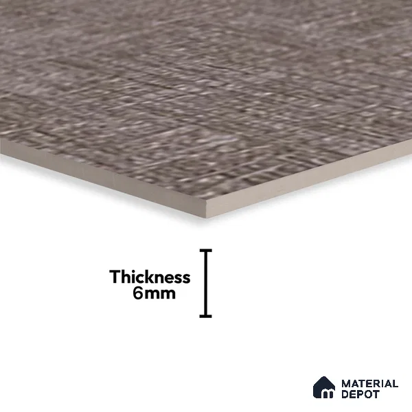 TL 02453 C Brown Dark 2 ft x 1 ft Glossy Finish Ceramic Wall Tile - 6 mm (Sample)