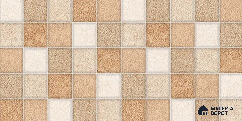 TL 02456 B Earth Brown Highlighter 2 ft x 1 ft Glossy Finish Ceramic Wall Tile - 6 mm (Sample)
