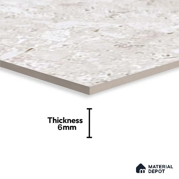 TL 02461 C Silver Dark 2 ft x 1 ft Glossy Finish Ceramic Wall Tile - 6 mm (Sample)