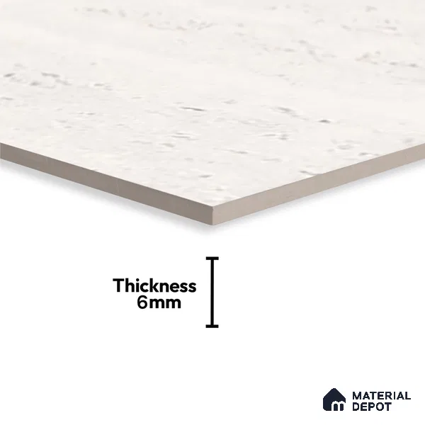 Stone Wall Tile TL 02465 B Cream Isabelline Light 2 ft x 1 ft Glossy Finish Ceramic Tile - 6 mm (Sample)
