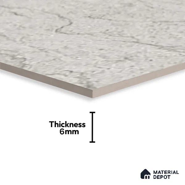TL 02458 C Alloy Silver Dark 2 ft x 1 ft Glossy Finish Ceramic Wall Tile - 6 mm (Sample)
