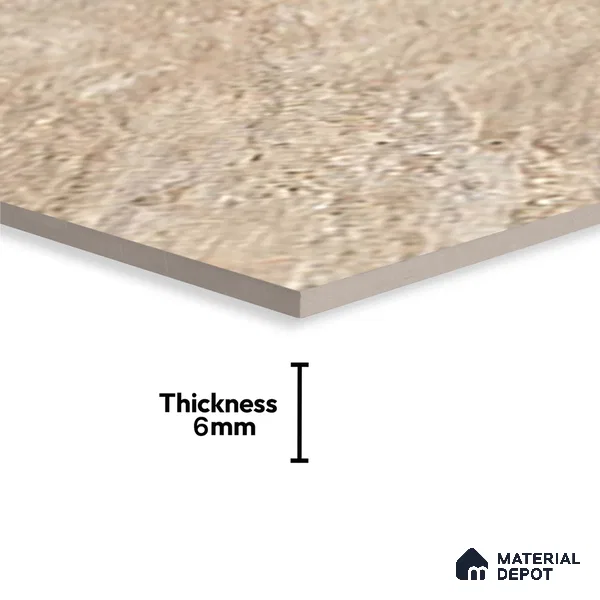 TL 02418 C Chocolate Brown Dark 2 ft x 1 ft Glossy Finish Ceramic Wall Tile - 6 mm