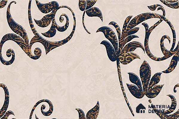 TL 02450 B Oyster Beige Highlighter 18 x 12 inch Matte Finish Ceramic Wall Tile - 6 mm (Sample)