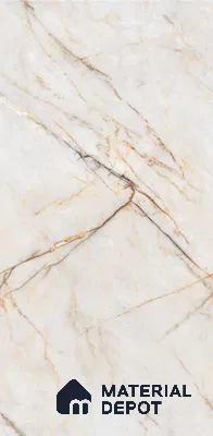 Budget Friendly Marble Floor & Wall Tile Value For Money TL 05576 Bianco Lizent 4 ft x 2 ft - Vitrified Glossy Finish -9 mm | 4 Random Design | Suitable for Living Room, Bedroom & Bathroom