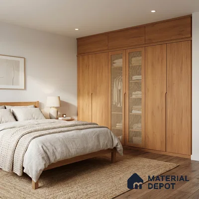 Wooden Look LM 01206 Urban Blend 8 ft x 4 ft Texture Finish Laminates - 1 mm  | Suitable for TV Unit, Wardrobe, Kitchen Cabinets