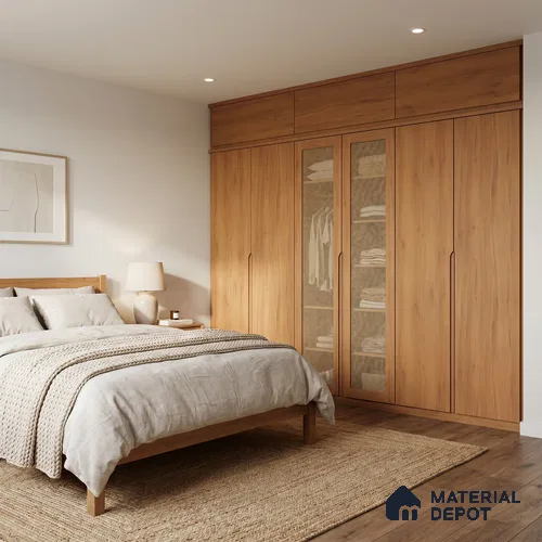 Wooden Look LM 01206 Urban Blend 8 ft x 4 ft Texture Finish Laminates - 1 mm  | Suitable for TV Unit, Wardrobe, Kitchen Cabinets