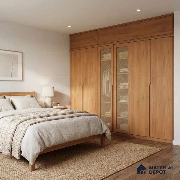 Wooden Look LM 01206 Urban Blend 8 ft x 4 ft Texture Finish Laminates - 1 mm | Suitable for TV Unit, Wardrobe, Kitchen Cabinets