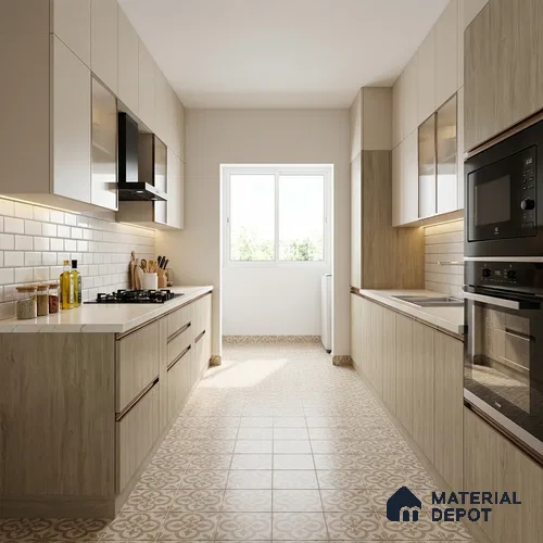 Wooden Look LM 01288 8 ft x 4 ft Texture Finish Decorative Laminate - 1 mm | Suitable for TV Unit, Wardrobe, Kitchen Cabinets