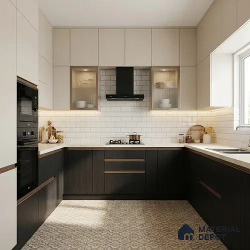 Wooden Look LM 01289 8 ft x 4 ft Texture Finish Decorative Laminate - 1 mm | Suitable for TV Unit, Wardrobe, Kitchen Cabinets
