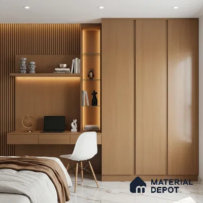 Wooden Look LM 01366 Texas Rodeo 8 ft x 4 ft Texture Finish Decorative Laminate - 1 mm  | Suitable for TV Unit, Wardrobe, Kitchen Cabinets