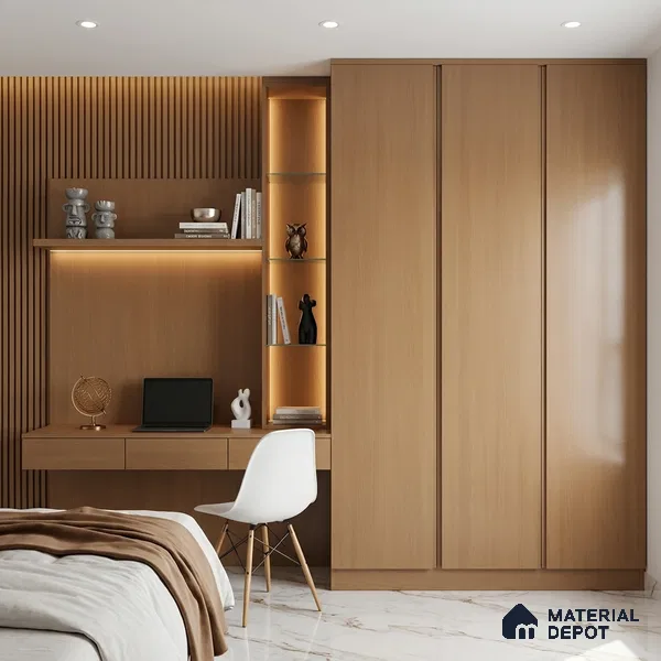 Wooden Look LM 01366 Texas Rodeo 8 ft x 4 ft Texture Finish Decorative Laminate - 1 mm | Suitable for TV Unit, Wardrobe, Kitchen Cabinets