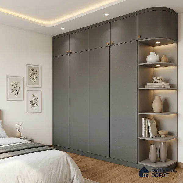 LM 01372 Diamond Dust 8 ft x 4 ft Texture Finish Decorative Laminate - 1 mm | Suitable for TV Unit, Wardrobe, Kitchen Cabinets