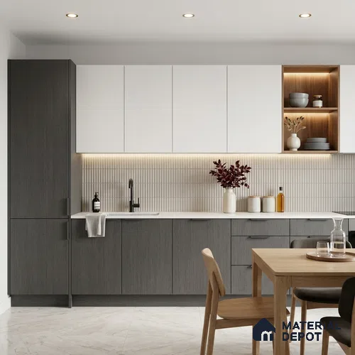 LM 01374 Stardust Soire 8 ft x 4 ft Texture Finish Decorative Laminate - 1 mm  | Suitable for TV Unit, Wardrobe, Kitchen Cabinets