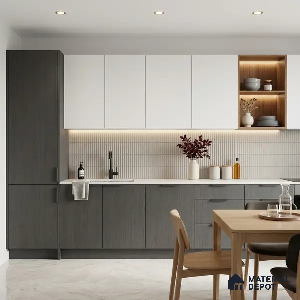 LM 01374 Stardust Soire 8 ft x 4 ft Texture Finish Decorative Laminate - 1 mm  | Suitable for TV Unit, Wardrobe, Kitchen Cabinets