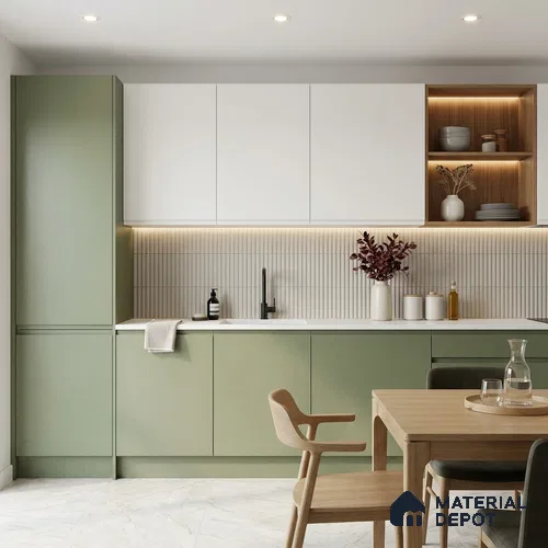 LM 01375 Prismatic Pearl 8 ft x 4 ft Texture Finish Decorative Laminate - 1 mm | Suitable for TV Unit, Wardrobe, Kitchen Cabinets