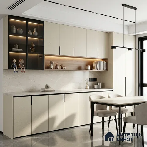 LM 01376 Unicorn Twinkle 8 ft x 4 ft Texture Finish Decorative Laminate - 1 mm  | Suitable for TV Unit, Wardrobe, Kitchen Cabinets
