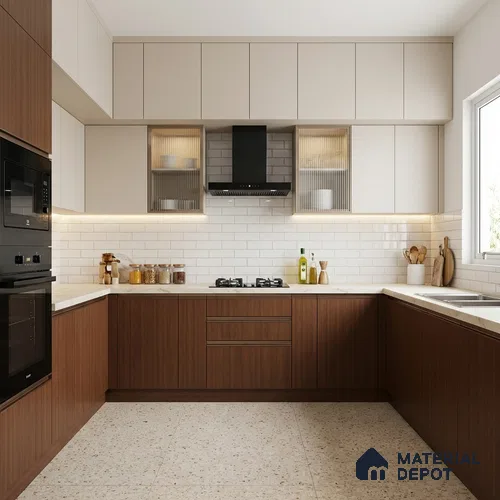 Wooden Look LM 01382 Rich Cocoa 8 ft x 4 ft Texture Finish Decorative Laminate - 1 mm | Suitable for TV Unit, Wardrobe, Kitchen Cabinets