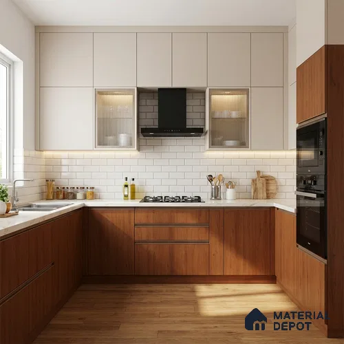 Wooden Look LM 01391 Cocoa Charm 8 ft x 4 ft Texture Finish Decorative Laminate - 1 mm | Suitable for TV Unit, Wardrobe, Kitchen Cabinets