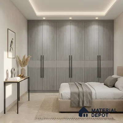 Stone Look LM 01396 Tokyo Millet 8 ft x 4 ft Texture Finish Decorative Laminate - 1 mm  | Suitable for TV Unit, Wardrobe, Kitchen Cabinets
