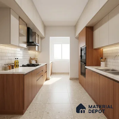 Wooden Look LM 01402 Cedar Ease 8 ft x 4 ft Texture Finish Decorative Laminate - 1 mm  | Suitable for TV Unit, Wardrobe, Kitchen Cabinets