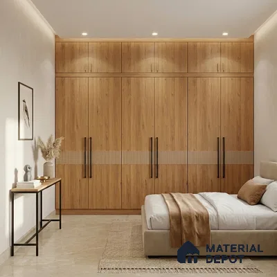 Wooden Look LM 01403 Earthy Elite 8 ft x 4 ft Texture Finish Decorative Laminate - 1 mm  | Suitable for TV Unit, Wardrobe, Kitchen Cabinets