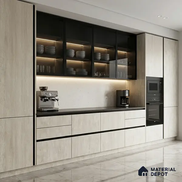 Stone Look LM 01422 Opulent Relief 8 ft x 4 ft Texture Finish Decorative Laminate - 1 mm | Suitable for TV Unit, Wardrobe, Kitchen Cabinets
