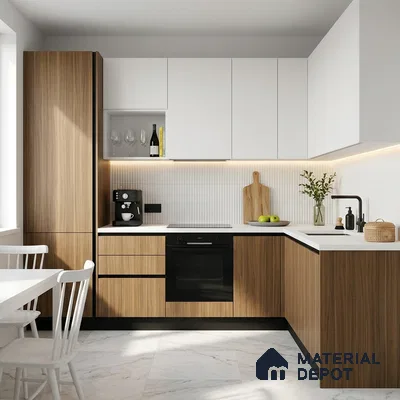 Wooden Look LM 01425 Tango Wood 8 ft x 4 ft Texture Finish Decorative Laminate - 1 mm  | Suitable for TV Unit, Wardrobe, Kitchen Cabinets