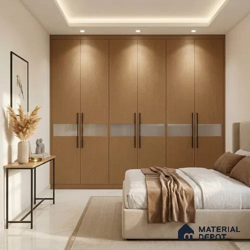 Patterned Look LM 01440 Regal Pear 8 ft x 4 ft Super Matte Finish Decorative Laminate - 1 mm  | Suitable for Bedroom, TV Unit, Wardrobe