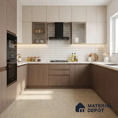 Wooden Look LM 01448 Misty Mood 8 ft x 4 ft Super Matte Finish Decorative Laminate - 1 mm  | Suitable for TV Unit, Wardrobe, Kitchen Cabinets