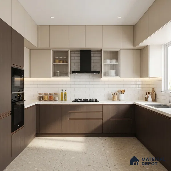 Wooden Look LM 01449 Midnight Mingle 8 ft x 4 ft Super Matte Finish Decorative Laminate - 1 mm  | Suitable for TV Unit, Wardrobe, Kitchen Cabinets