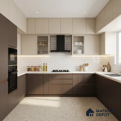 Wooden Look LM 01449 Midnight Mingle 8 ft x 4 ft Super Matte Finish Decorative Laminate - 1 mm | Suitable for TV Unit, Wardrobe, Kitchen Cabinets