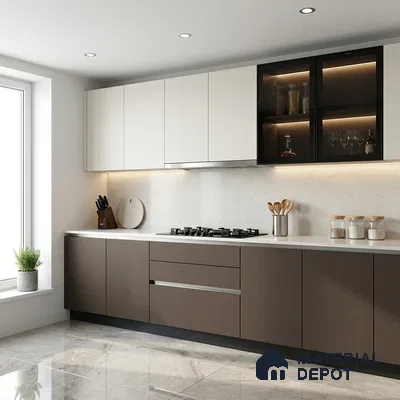 Wooden Look LM 01449 Midnight Mingle 8 ft x 4 ft Super Matte Finish Decorative Laminate - 1 mm  | Suitable for TV Unit, Wardrobe, Kitchen Cabinets