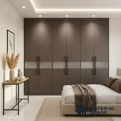 Wooden Look LM 01449 Midnight Mingle 8 ft x 4 ft Super Matte Finish Decorative Laminate - 1 mm  | Suitable for TV Unit, Wardrobe, Kitchen Cabinets