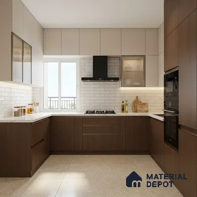 Wooden Look LM 01451 Nordic Walnut 8 ft x 4 ft Super Matte Finish Decorative Laminate - 1 mm  | Suitable for TV Unit, Wardrobe, Kitchen Cabinets