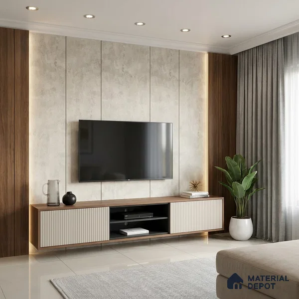 Stone Look LM 01457 Opulent Relief 8 ft x 4 ft Super Matte Finish Decorative Laminate - 1 mm | Suitable for TV Unit, Wardrobe, Kitchen Cabinets