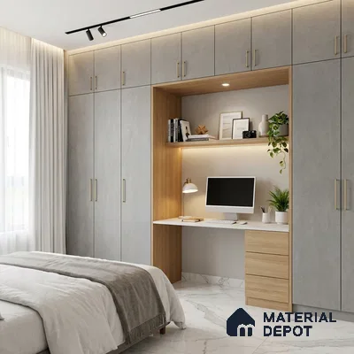 Stone Look LM 01459 Tokyo Millet 8 ft x 4 ft Super Matte Finish Decorative Laminate - 1 mm  | Suitable for TV Unit, Wardrobe, Kitchen Cabinets
