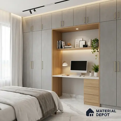 Stone Look LM 01459 Tokyo Millet 8 ft x 4 ft Super Matte Finish Decorative Laminate - 1 mm  | Suitable for TV Unit, Wardrobe, Kitchen Cabinets