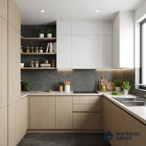 Wooden Look LM 01615 Soft Mahogany 8 ft x 4 ft Texture Finish Decorative Laminate - 1 mm | Suitable for TV Unit, Wardrobe, Kitchen Cabinets