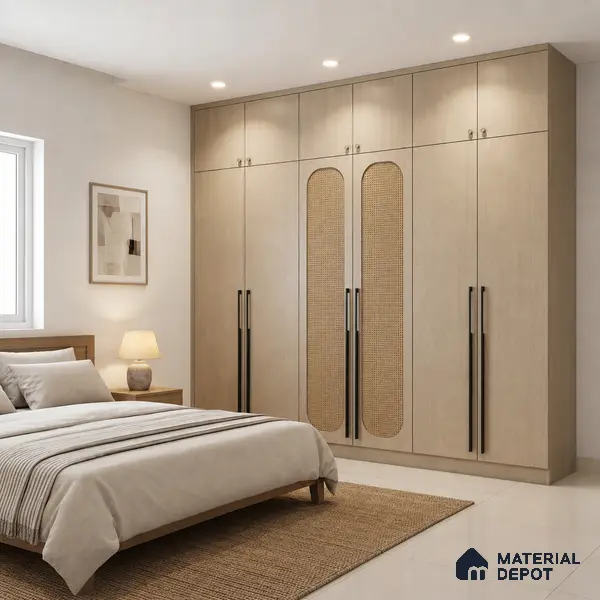 Wooden Look LM 01616 Dark Cedar 8 ft x 4 ft Texture Finish Decorative Laminate - 1 mm | Suitable for TV Unit, Wardrobe, Kitchen Cabinets