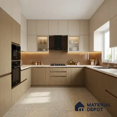 Wooden Look LM 01616 Dark Cedar 8 ft x 4 ft Texture Finish Decorative Laminate - 1 mm | Suitable for TV Unit, Wardrobe, Kitchen Cabinets
