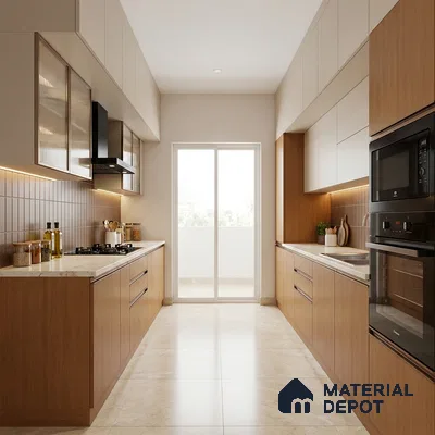 Wooden Look LM 01629 Light Cedar 8 ft x 4 ft Texture Finish Decorative Laminate - 1 mm | Suitable for TV Unit, Wardrobe, Kitchen Cabinets