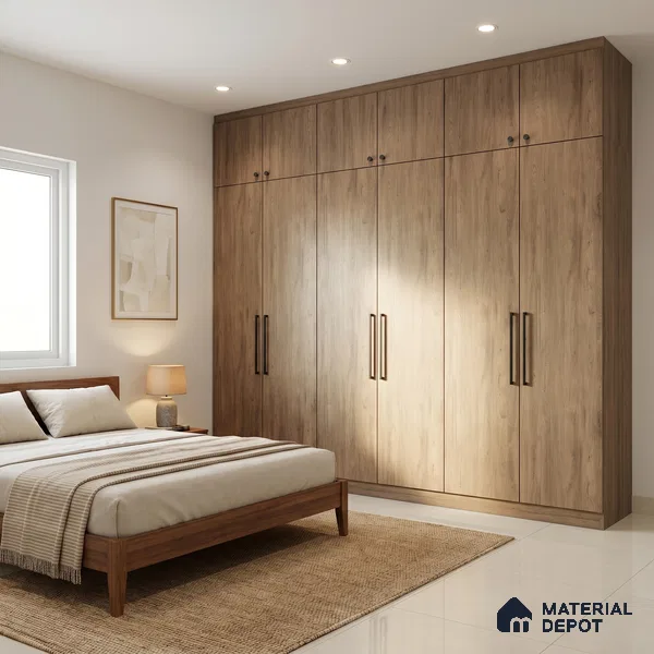Wooden Look LM 01656 American Spruce 8 ft x 4 ft Texture Finish Decorative Laminate - 1 mm | Suitable for TV Unit, Wardrobe, Kitchen Cabinets