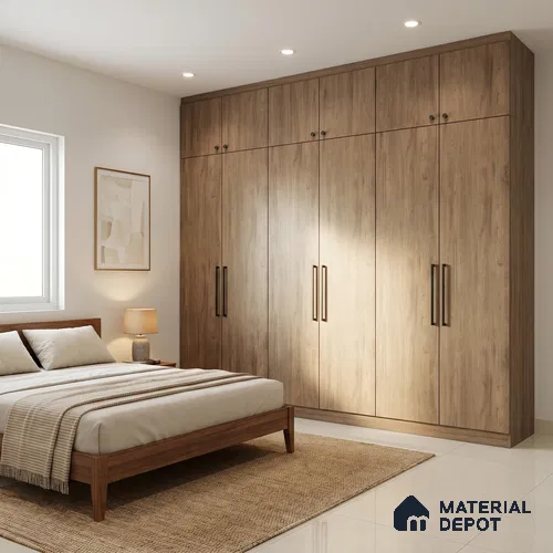 Wooden Look LM 01656 American Spruce 8 ft x 4 ft Texture Finish Decorative Laminate - 1 mm | Suitable for TV Unit, Wardrobe, Kitchen Cabinets