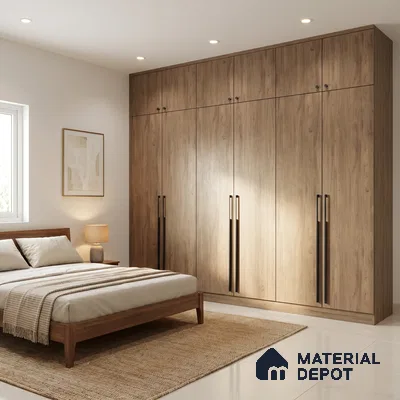 Wooden Look LM 01662 American Spruce 8 ft x 4 ft Texture Finish Decorative Laminate - 1 mm | Suitable for TV Unit, Wardrobe, Kitchen Cabinets