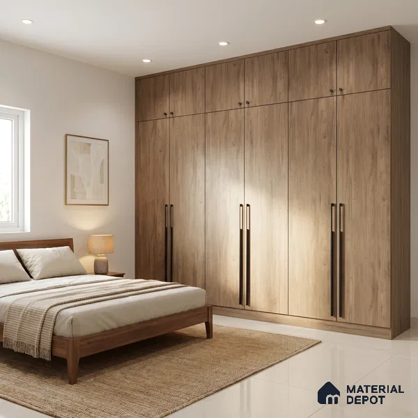 Wooden Look LM 01662 American Spruce 8 ft x 4 ft Texture Finish Decorative Laminate - 1 mm | Suitable for TV Unit, Wardrobe, Kitchen Cabinets