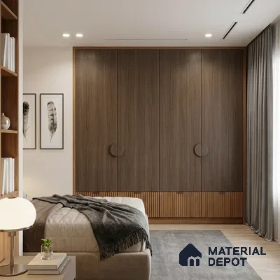 Wooden Look LM 01672 Hard Hemlock 8 ft x 4 ft Texture Finish Decorative Laminate - 1 mm | Suitable for TV Unit, Wardrobe, Kitchen Cabinets